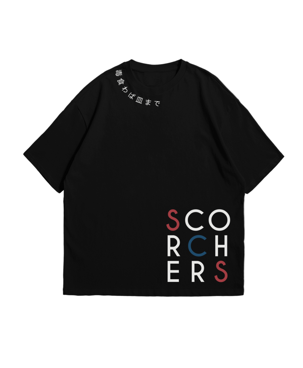 Black Oni Mask Oversized T-Shirt