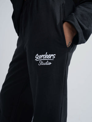 Black Straight Fit SweatPant