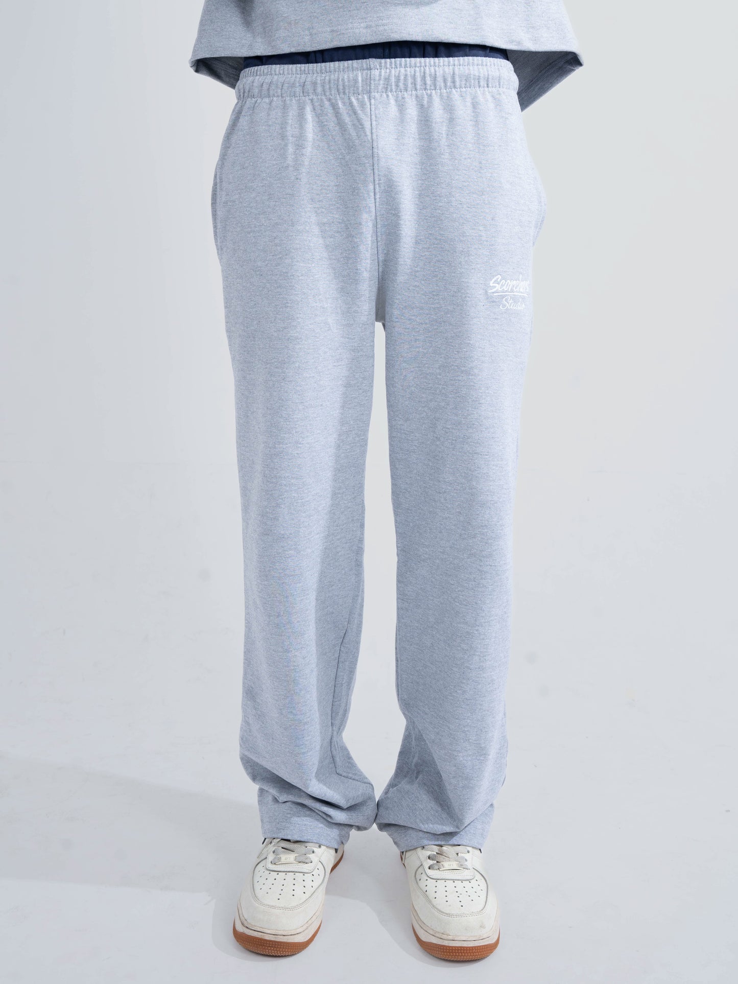 Grey Straight Fit SweatPant