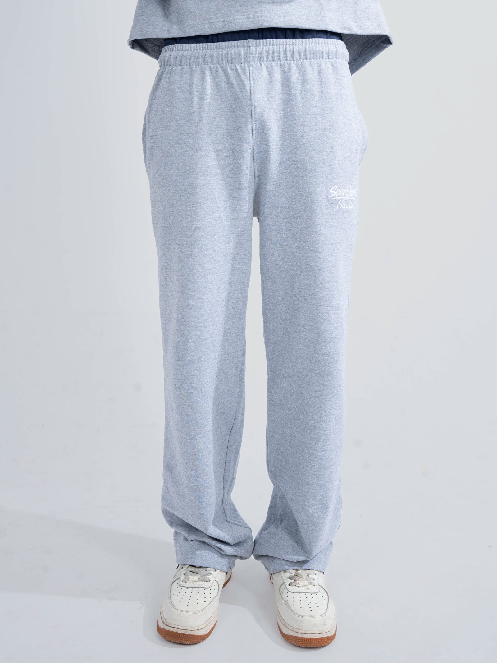Grey Straight Fit SweatPant