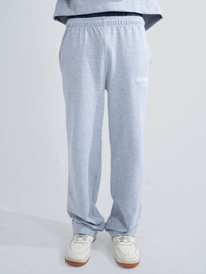 Grey Straight Fit SweatPant