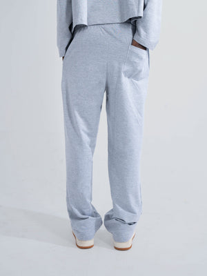 Grey Straight Fit SweatPant