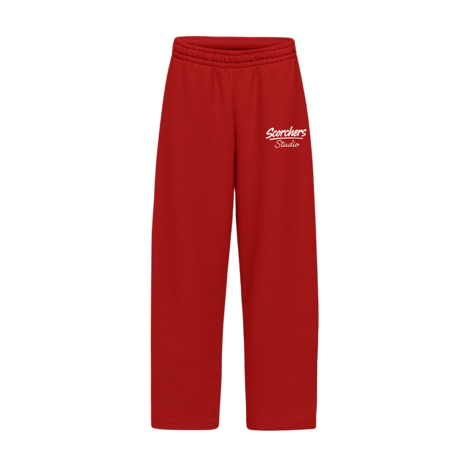 Red Straight Fit SweatPant