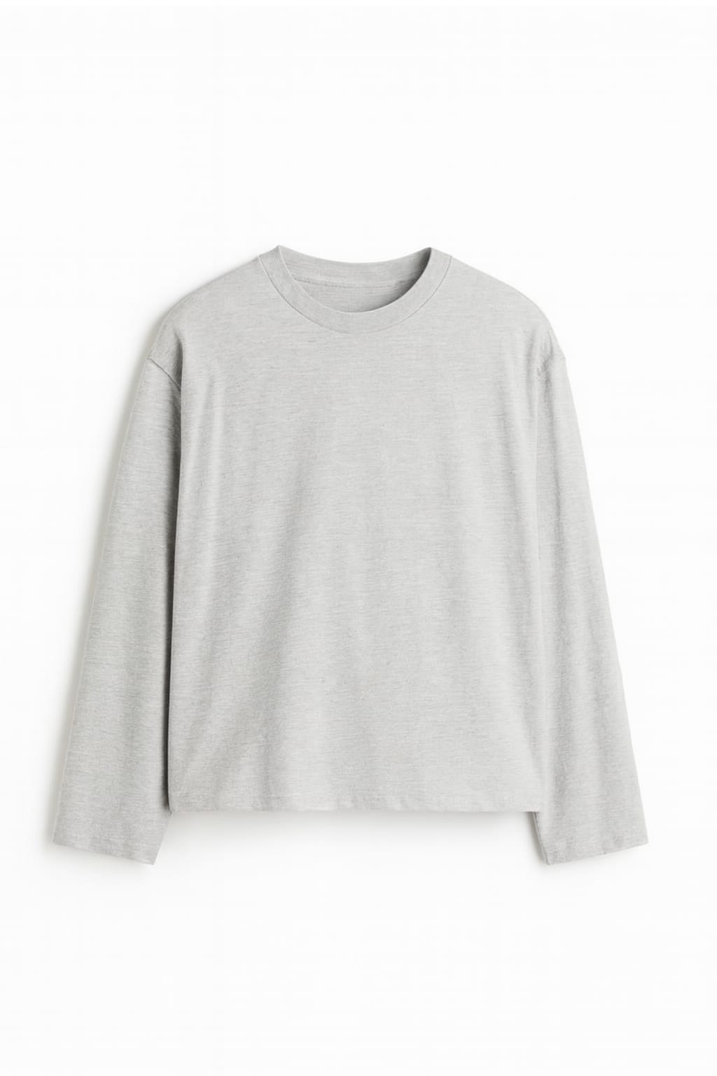 Grey Cropped Sweatshirt