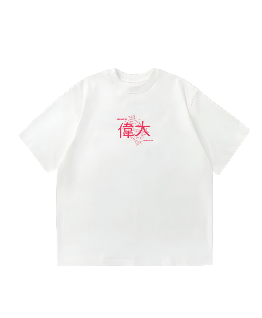 White AG Oversized T-Shirt