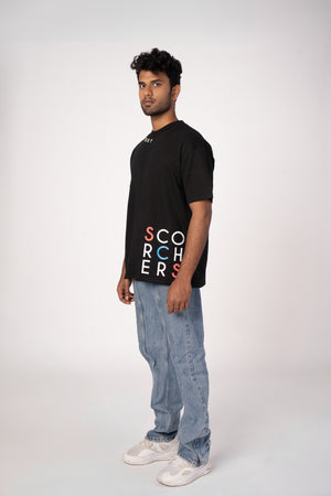 Black Oni Mask Oversized T-Shirt